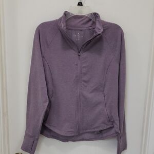 〰️Danskin〰️ Lavender Zip-Up Sweatshirt L